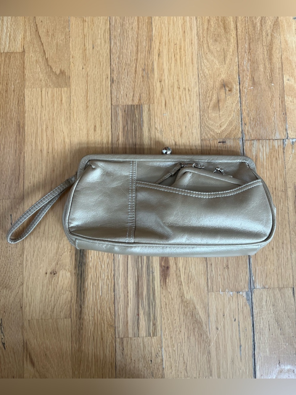 Vintage 1950’s MixIT Gold colored Wristlet Clutch